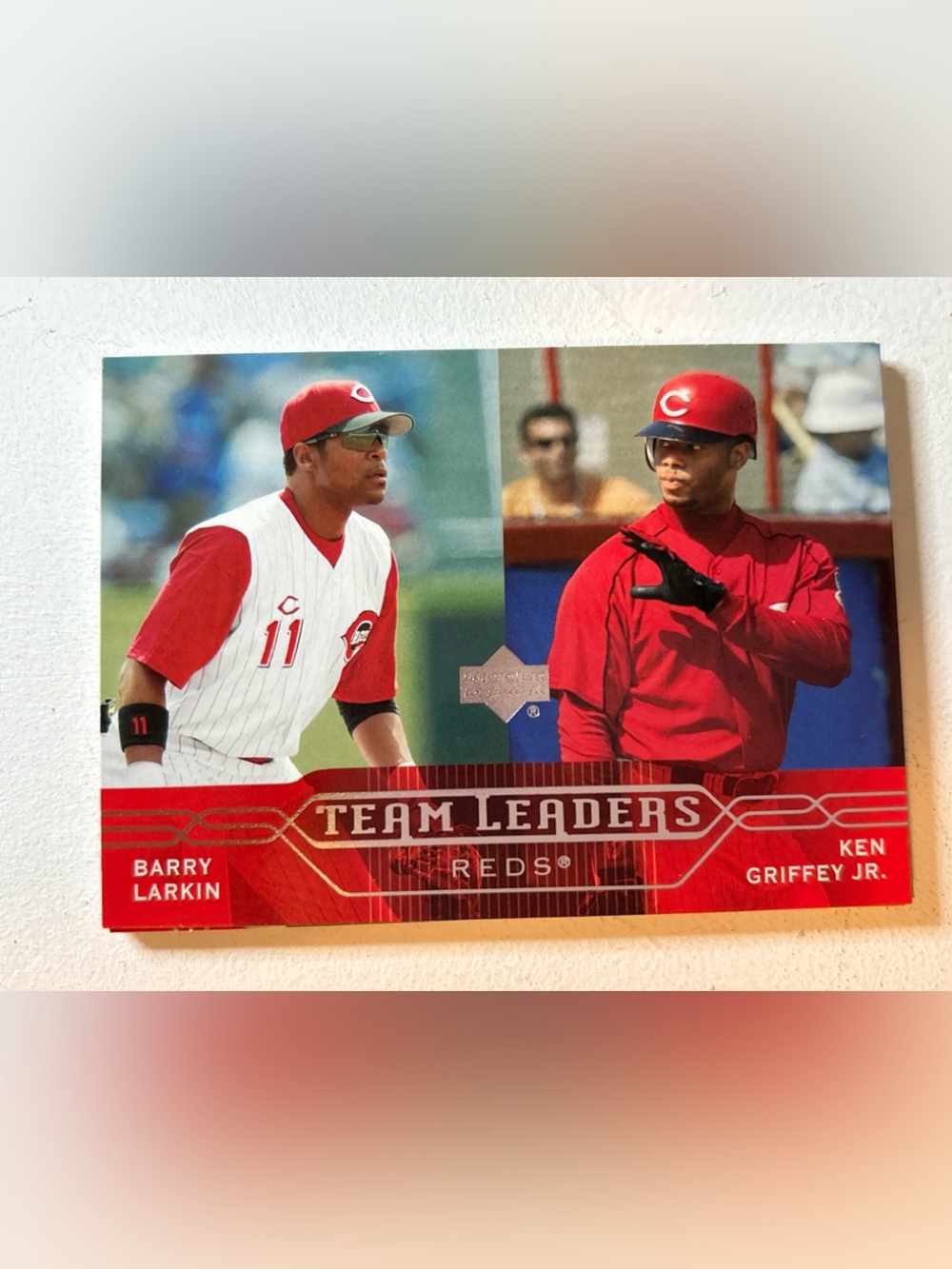 2004 Cincinnati Reds Baseball Card Lot Ken Griffey Jr Barry Larkin Sean Casey